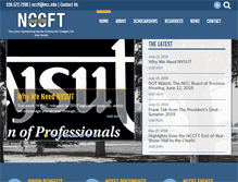 Tablet Screenshot of nccft.org